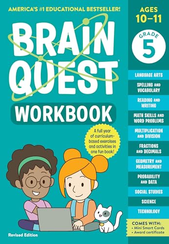 Brain Quest Workbook: 5th Grade Revised Edition (Brain Quest Workbooks) von Workman Publishing